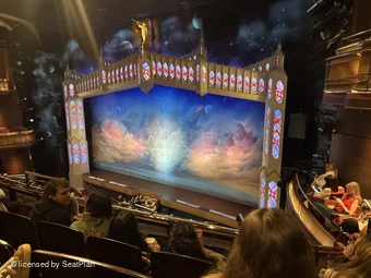 Prince of Wales Theatre Circle D8 view from seat photo