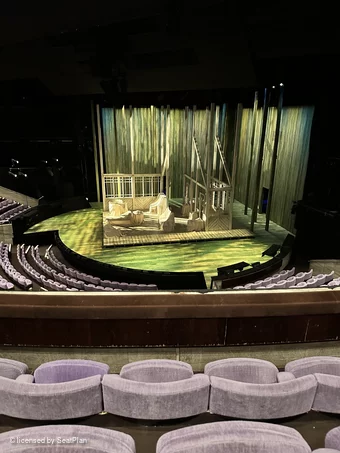 National Theatre - Olivier Circle C17 view from seat photo