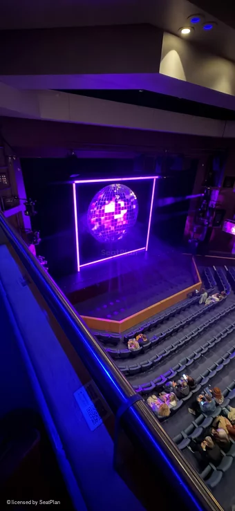 New Victoria Theatre Upper Circle Box F1 view from seat photo