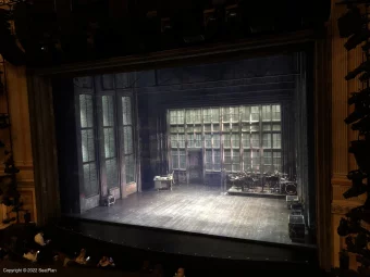 Neil Simon Theatre Mezzanine B126 view from seat photo