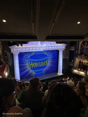 Theatre Royal Drury Lane Grand Circle G43 view from seat photo