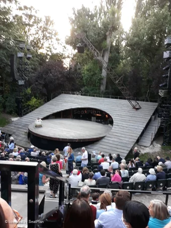 Regent's Park Open Air Theatre Upper Left P20 view from seat photo