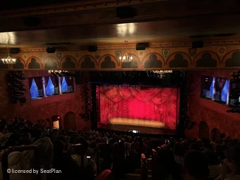 August Wilson Theatre Mezzanine P2 view from seat photo