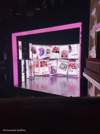 Savoy Theatre Dress Circle A3 view from seat photo