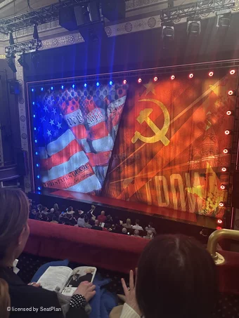 Imperial Theatre Front Mezzanine B312 view from seat photo