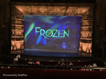 Theatre Royal Drury Lane Royal Circle B25 view from seat photo