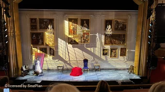 St James Theatre Mezzanine D107 view from seat photo