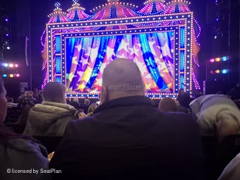 Milton Keynes Theatre Stalls K5 view from seat photo