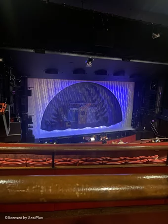 Peacock Theatre Dress Circle E28 view from seat photo