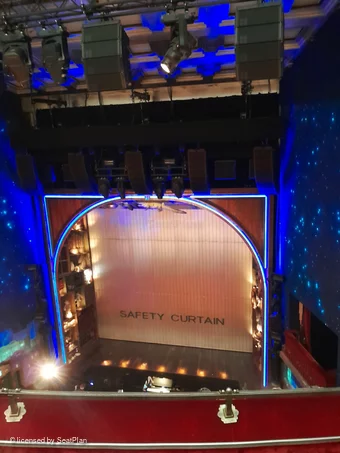 Savoy Theatre Upper Circle C4 view from seat photo