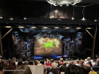 Gershwin Theatre Mezzanine J105 view from seat photo