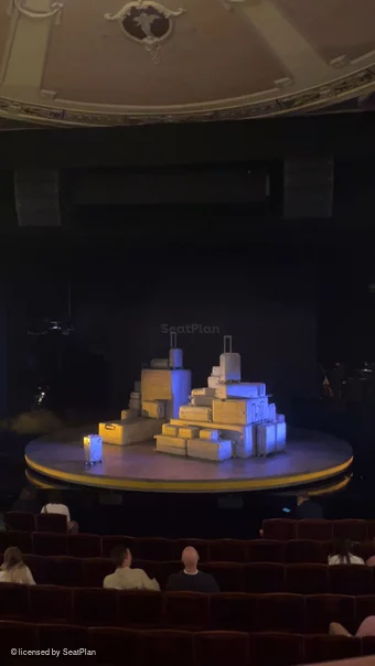 Criterion Theatre Dress Circle A14 view from seat photo