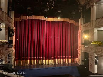 Garrick Theatre Dress Circle A17 view from seat photo