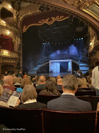 Apollo Theatre Stalls Q1 view from seat photo