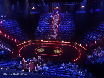 Canary Wharf Theatre District 11 A16 view from seat photo