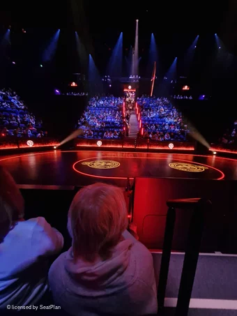 Canary Wharf Theatre District 5 B67 view from seat photo