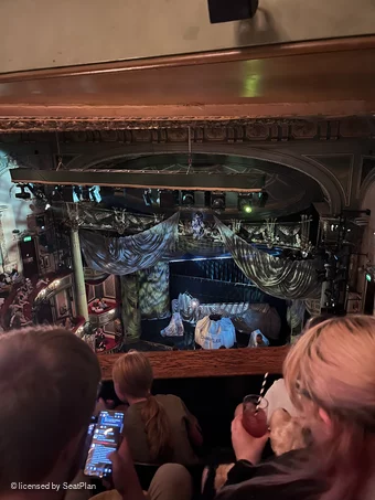 His Majesty's Theatre Balcony C6 view from seat photo