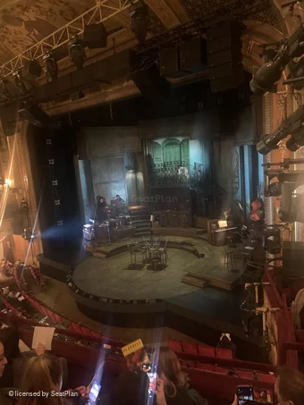 Walter Kerr Theatre Mezzanine D26 view from seat photo