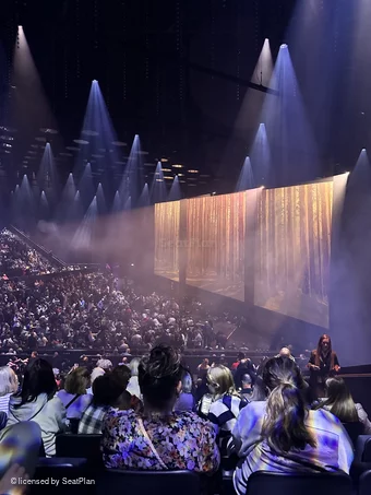 ABBA Arena Block K P4 view from seat photo