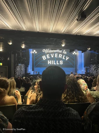 Trafalgar Theatre Stalls Q21 view from seat photo