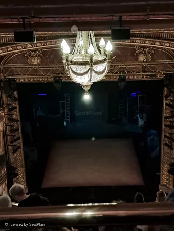 Theatre Royal Haymarket Gallery A7 view from seat photo