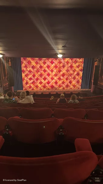 Palace Theatre Circle R28 view from seat photo