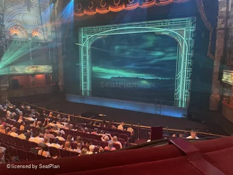 London Coliseum Dress Circle A21 view from seat photo