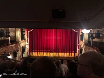 Garrick Theatre Dress Circle E11 view from seat photo