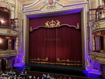 King's Theatre Glasgow Grand Circle A14 view from seat photo