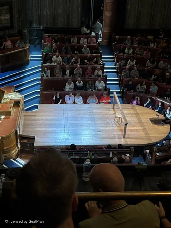 London County Hall South Gallery C3 view from seat photo