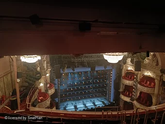 Shaftesbury Theatre Grand Circle H29 view from seat photo