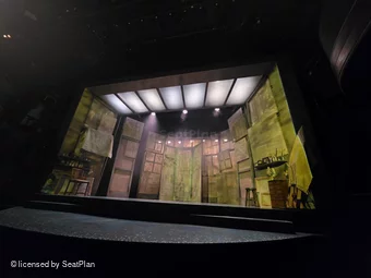 Charing Cross Theatre Stalls C3 view from seat photo