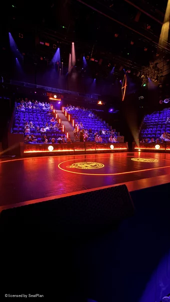 Troubadour Canary Wharf Theatre District 6 A74 view from seat photo