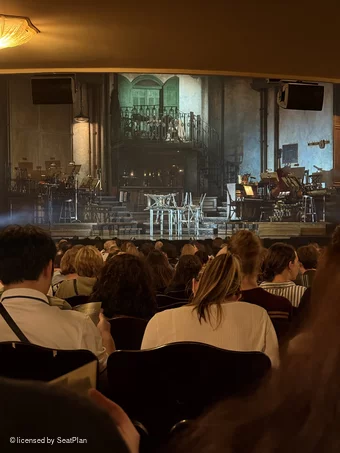 Lyric Theatre Stalls U10 view from seat photo