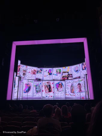 Savoy Theatre Stalls J13 view from seat photo