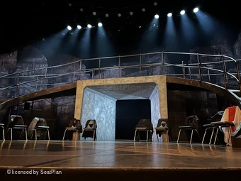 Samuel J. Friedman Theatre Orchestra BB106 view from seat photo