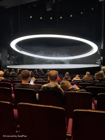 Prince Edward Theatre Stalls L11 view from seat photo