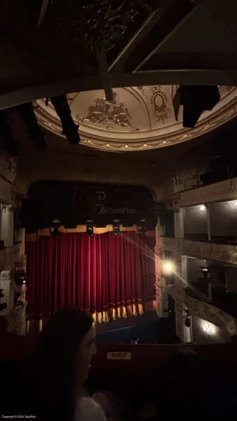 Garrick Theatre Grand Circle B15 view from seat photo