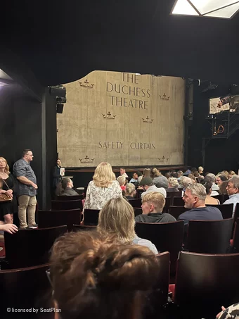 Duchess Theatre Stalls M29 view from seat photo