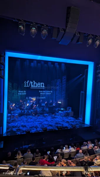 Savoy Theatre Dress Circle B24 view from seat photo