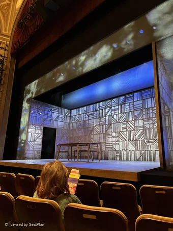 Samuel J. Friedman Theatre Orchestra C122 view from seat photo