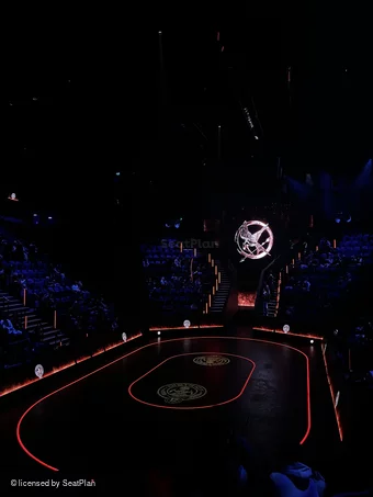 Canary Wharf Theatre District 2 G87 view from seat photo