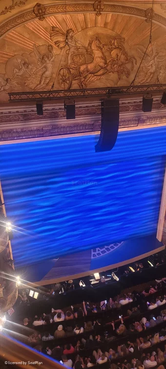 Novello Theatre Balcony A24 view from seat photo