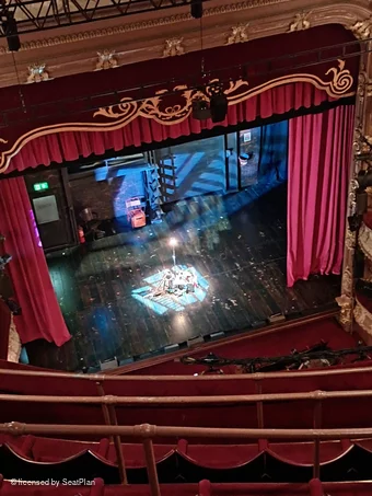 Apollo Theatre Balcony F21 view from seat photo