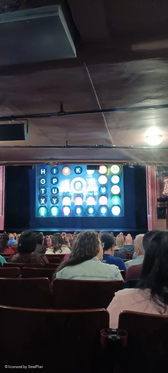 Shaftesbury Theatre Stalls X10 view from seat photo