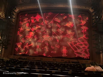 Lyceum Theatre Stalls L21 view from seat photo