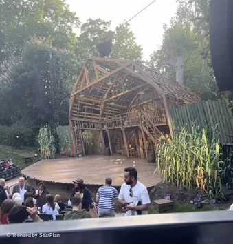 Regent's Park Open Air Theatre Upper Left K2 view from seat photo