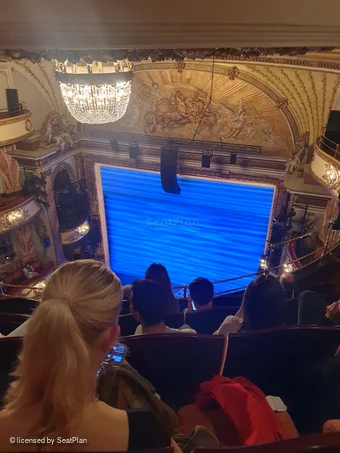 Novello Theatre Balcony E2 view from seat photo