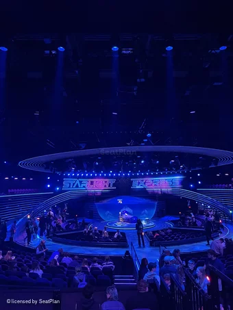 Wembley Park Theatre Locomotive Seats R24 view from seat photo