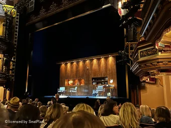 Belasco Theatre Orchestra L18 view from seat photo